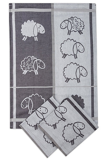 Towels SHEEP gray 3pcs