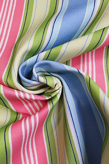 Decorative fabric LIRIO - green stripes