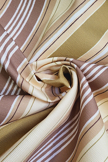 Decorative fabric LIRIO - brown stripes