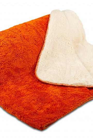 Blanket SHEEP 150/200 dark orange / cream