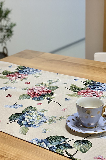 Tapestry tablecloth and scarf HORTENZIE ZOE