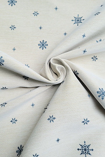 Tapestry fabric SOFT FLAKE BLUE