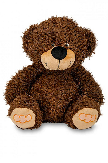 Plush toy BEAR dark brown