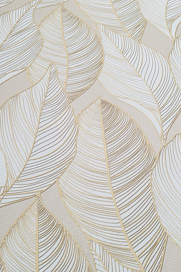 Decorative fabric MAXI LEAVES beige