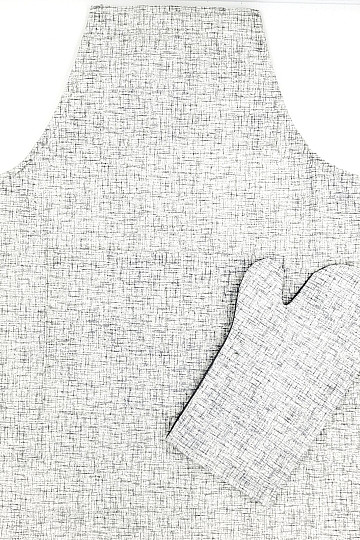 APRON WITH GLOVE off-white