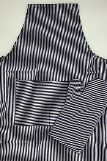 APRON WITH GLOVE stripes