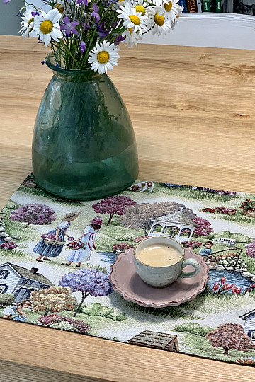 Tapestry placemat GARDEN OF PARADISE II