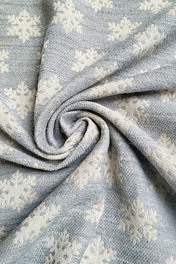 Luxurious decorative fabric FLAKES GREY