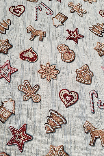 Tapestry fabric CHRISTMAS GINGERBREAD
