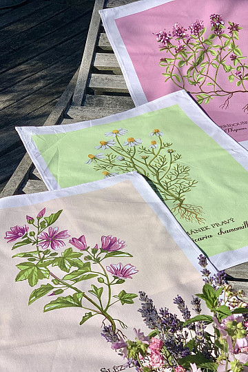 Cotton towels HERBS