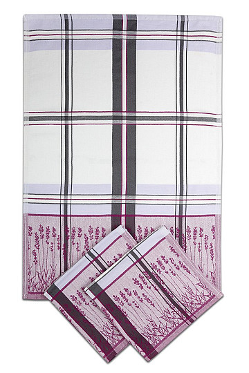 Towels LAVENDER 2 3 pcs