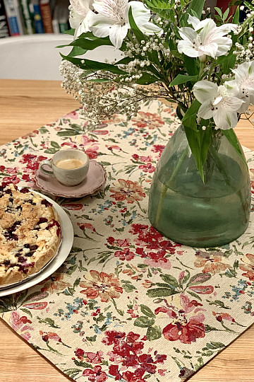 Tapestry tablecloth SPRING GARDEN