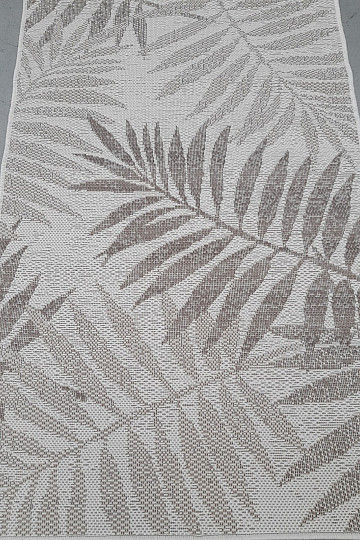 Outdoor rug Duce in - out flowers brown