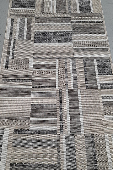 Outdoor rug Prisma in-out brown-gray
