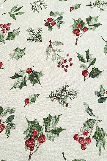 Luxurious decorative fabric HOLLY GREEN