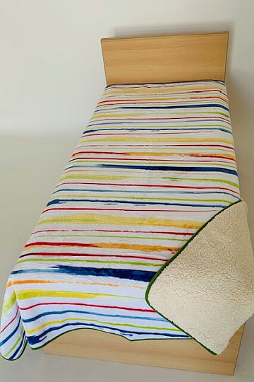 Blanket Sheep PRINT - WATERCOLOR STRIPES