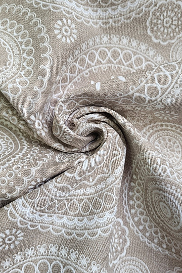 Decorative fabric MANDALA beige
