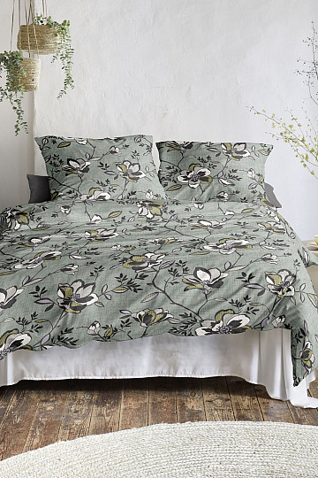 Luxury flannel bedding IRISETTE KOALA 8616-30 GREEN