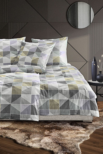 Luxury flannel bedding IRISETTE KOALA 8646-30 GREEN