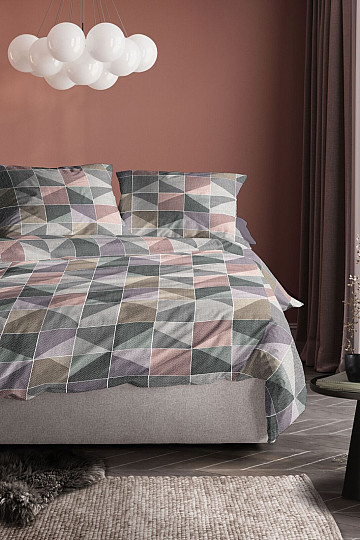 Luxury flannel bedding IRISETTE KOALA 8646-90 OLD PINK