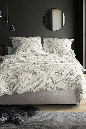 Luxury flannel bedding IRISETTE KOALA 8425-80 NATUR