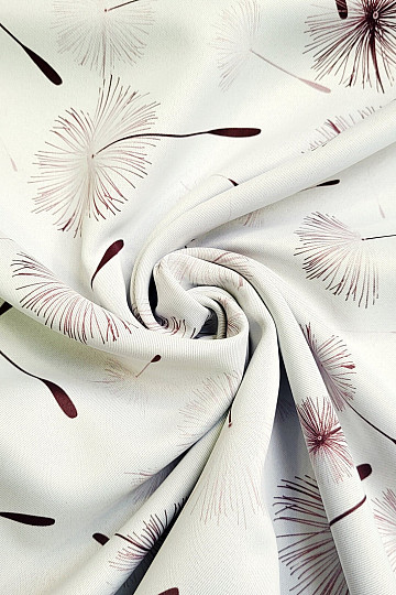 Decorative fabric BLACK OUT DANDELION brown