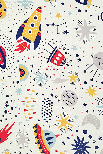 Decorative fabric BLACK OUT SPACE