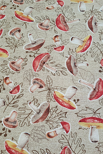 Decorative fabric MUSHROOMS