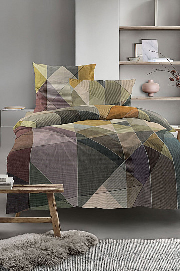 IRISETTE luxury cotton satin WAVE 8639-90 MULTI