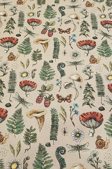 Decorative fabric AUTUMN IN THE FOREST