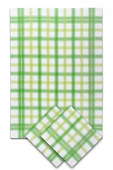 Bamboo Towels MEDIUM CUBE GREEN