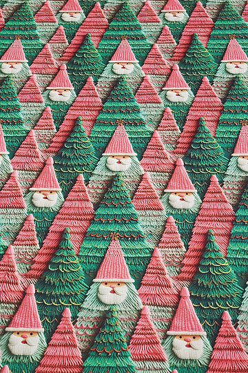 Cotton fabric CHRISTMAS ARTHUR