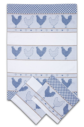 Towel HEN - blue