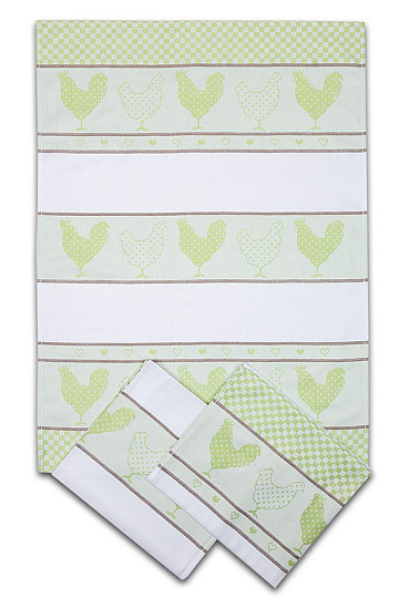 Towel HEN - green