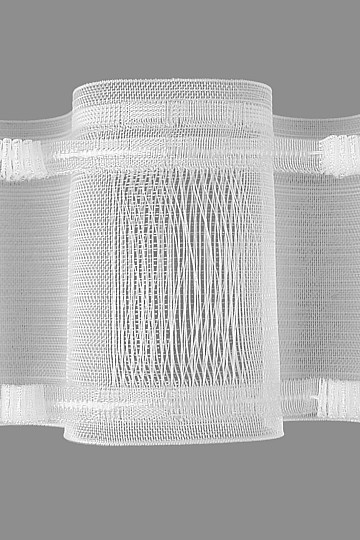 WAVE curtain 10 cm, 1:2 - slider/rod