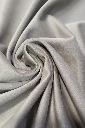 Luxurious monochrome designer decorative fabric GERSTER 77042/0040 BEIGE GREY
