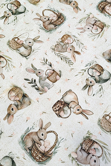 Decorative fabric BUNNY BLESSED