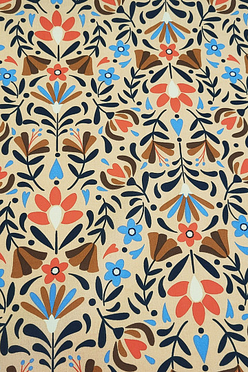 Cotton fabric LAFLEUR
