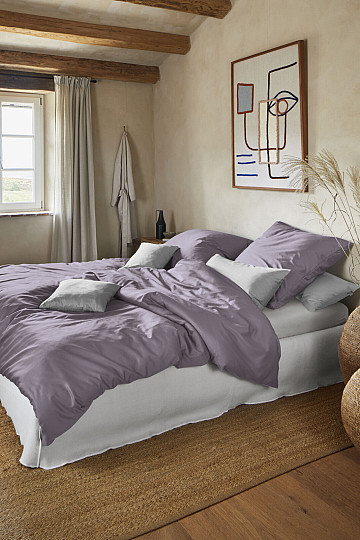 IRISETTE luxury cotton satin PARIS 8000-70 lilac