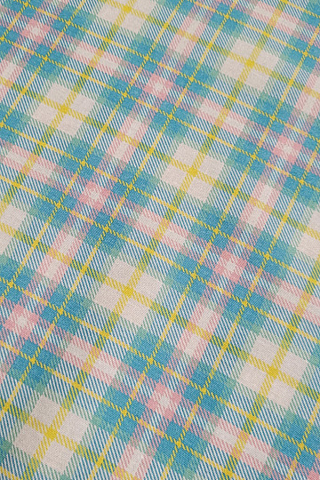 Decorative fabric DEMER GREEN PINK