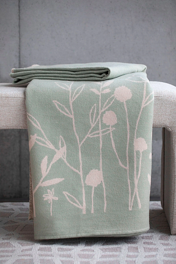 Blanket AMBER FLOWERS menthol