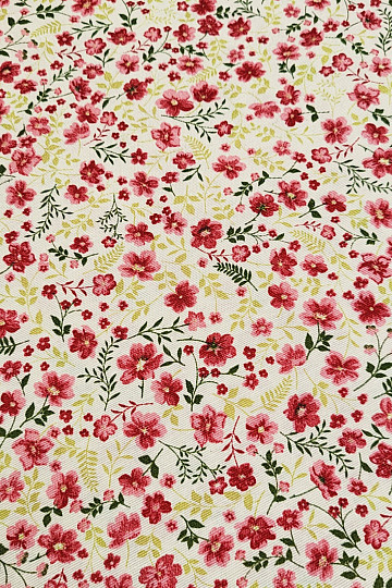 Decorative fabric CIRI red