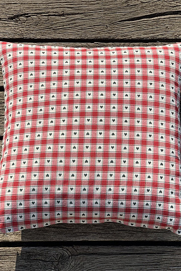 Decorative pillowcase MAXI CORET red