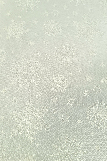 Decorative plain fabric FLAKES MIX CREAM