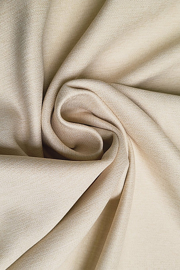 Luxurious monochrome designer decorative fabric GERSTER 7032/0023 BEIGE