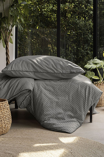 IRISETTE luxury cotton satin TOKIO 8607-11 gray