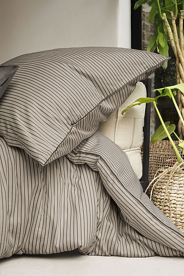 IRISETTE luxury cotton satin TOKIO 8607-80 beige gray