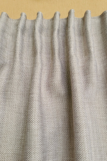 Ready-made decorative curtain GERSTER DIM OUT 77005/840 GREY BEIGE