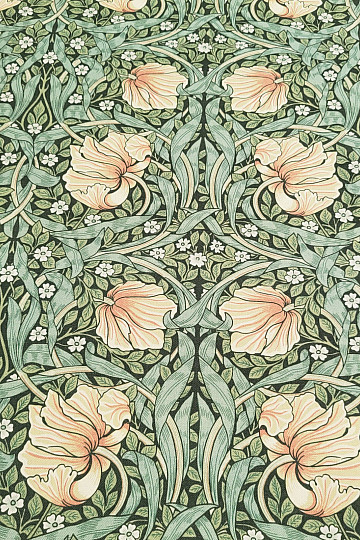 Decorative fabric GOLDEN FLOWERS