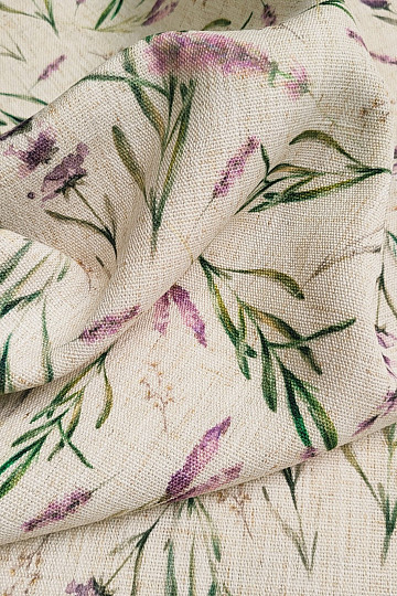Decorative fabric LAVENDER LINO